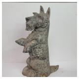 Cast-iron dog door stopper