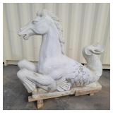 Large horse  stone statue