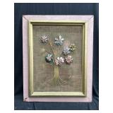 Mixed media folk art 30.5" x 24.5"