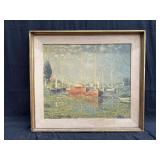 Framed print on paper monet