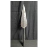 Vintage iron spear head