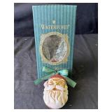 Waterford holiday heirloom Santa Clause ornament