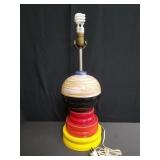 Vintage ceramic glazed table lamp