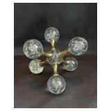 Glass crystal abstract figurine