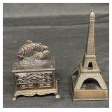 2 sharpener figurines