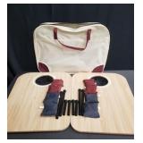 Cornhole bag and boards