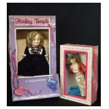 Pair of vintage Shirley Temple dolls, 16" & 12"