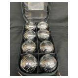Vintage 8 ball Boules set