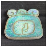 Mendoza made in Mexico 1958 brass and stone ring