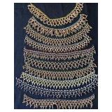 Group of 10 Middle Eastern style beaded necklaces