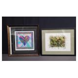 Pair of signed prints