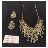 Vintage rhinestone and plastic bead costume