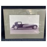 Signed framed photograph of 1931 Bugatti