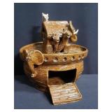 Signed Crystal King pottery Noah