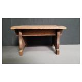 Vintage wood foot stool
