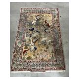 Signed contemporary Persian handmade rug