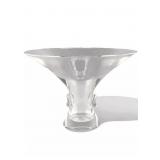 Vintage signed Steuben Crystal thumbprint vase by