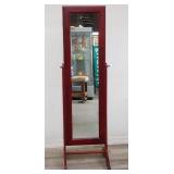 Lori Greiner jewelry cabinet cheval mirror