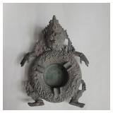 Vintage asian brass figural ashtray