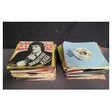 Group of 45rpm vinyl records