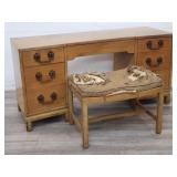 Landstrom Furniture Corp. vanity table & bench