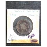 Sterling silver 1918 Great Britain One Shilling