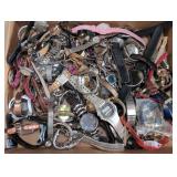 Large group of watches. Box lot. Assorted brands,