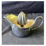 Vintage silver plated juicer