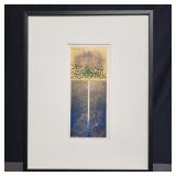 Pencil signed and numbered mix media