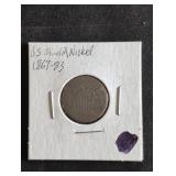 Antique US Shield Nickel coin