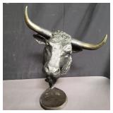 Signed and numbered Mark Hopkins bronze bull