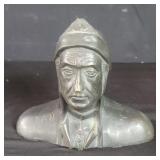 Dantes bronze bust