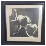 Susan Shapiro signed and dated lithograph