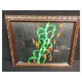 Signed Isaac Beltran color pencil & graphite