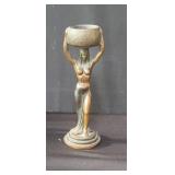 Vintage nude bronze sculpture