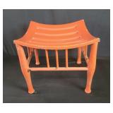 Vintage thebes style painted stool