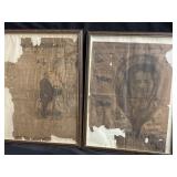 Pair of framed vintage LA times