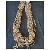 Group of 19  vintage beaded necklaces