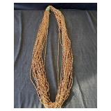 Group of 19  vintage beaded necklaces