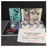 Box of art magazines and posters