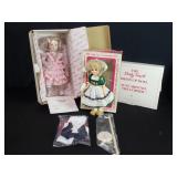 Pair of vintage Shirley Temple dolls, & dress up
