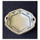 Vintage hand painted Japanese ceramic dish