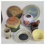 Group of pottery box lot