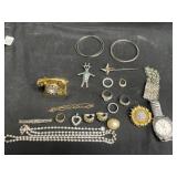 Group of costume jewelry