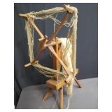 Primitive antique wooden yarn winder