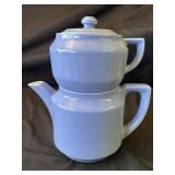 Vintage Coorsite ceramic coffee drip pot