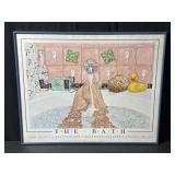 Framed John Ramos poster print "The Bath"