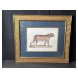 Framed print of panther