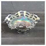 Carnival glass bowl