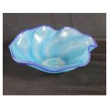 Handblown glass bowl